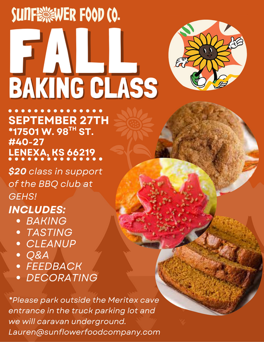 Fall Baking Class Ticket
